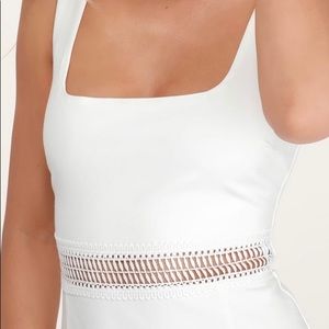 Lulus White Midi Dress